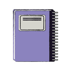School notebook isolated
