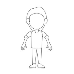 Girl faceless avatar