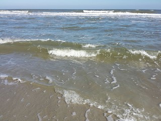 Ocean water background in Atlantic coast of North Florida