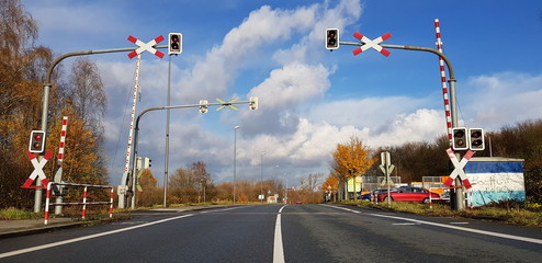 Fototapeta premium Railroad Crossing