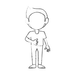 Man faceless avatar