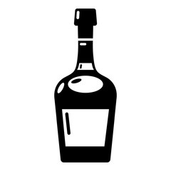 Alcohol icon, simple style