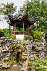 Fototapeta na wymiar Chinese garden in Singapore