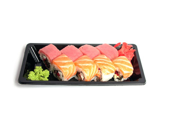 philadelphia roll on white/ Very tasty