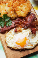 Fried egg sunny side up