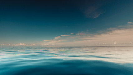 Obraz premium seascape sea horizon and sky.