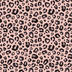 Leopard skin seamless background
