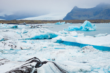 Glacial lagoon in Iceland