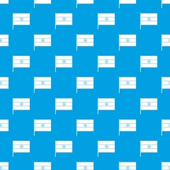 Indian flag pattern seamless blue