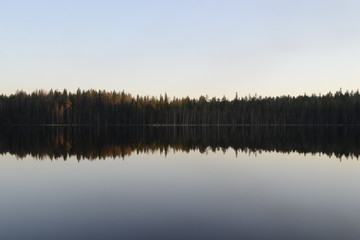 Obraz na płótnie Canvas Russia, canoeing tour in Karelia