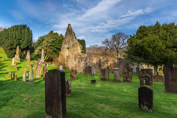 Kirkoswald Graveyard Ayrshire made famous by Robert Burns.