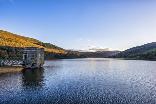 Talybont Reservoir In Wales