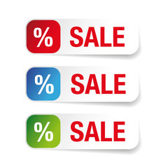 Sale label sticker set
