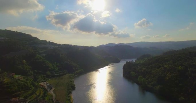 Travelling River Sunset