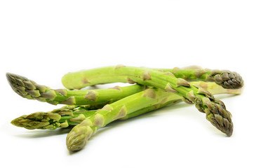 Delicious isolated asparagus