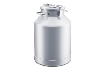 Milk can, 3D rendering