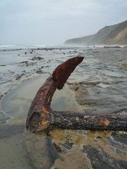 Old Anchor on coast