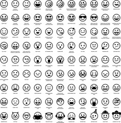 99 Smiley Face Emoji Icons - 182329658