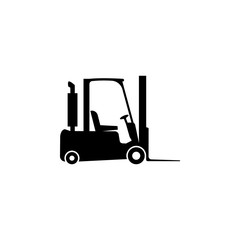 silhouette forklift Icon