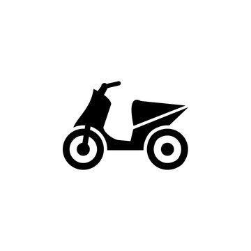 silhouette scooter icon