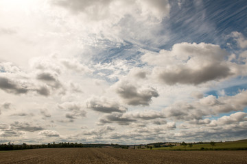 Fototapeta premium Blue sky with clouds