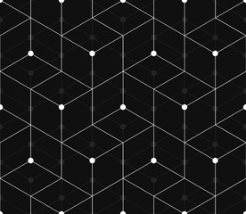 Seamless pattern of triangles and rhombuses - 182330848