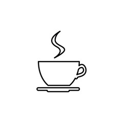 cup of coffee icon line icon