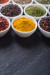 Colection of indian spices