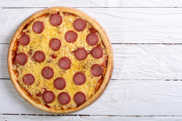 Italian pizza pepperoni