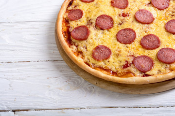 Italian pizza pepperoni