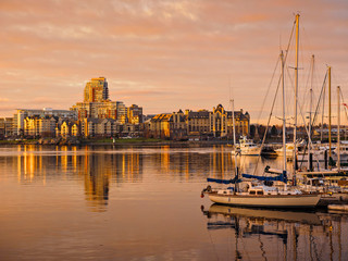 Inner Harbor of Victoria, British Columbia, Vancouver Island, Canada