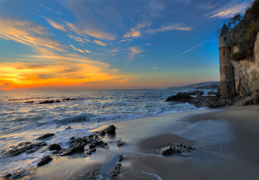 Sunset at the Pirates Tower