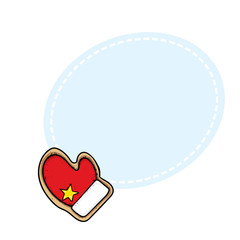 Christmas card. Vector illustration. New Year's and Christmas.