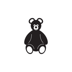 Teddy bear plush toy icon. Toy element icon. Premium quality graphic design icon. Baby Signs, outline symbols collection icon for websites, web design, mobile app