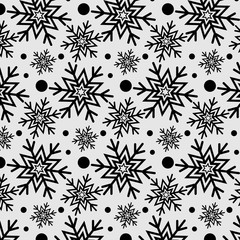 Naklejka na ściany i meble Snowflake pattern