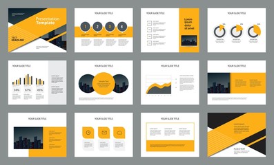 business presentation page layout template design  with info graphic element for,brochure and report  concept