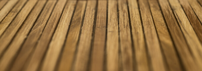 Fototapeta premium Empty wooden flooring battens