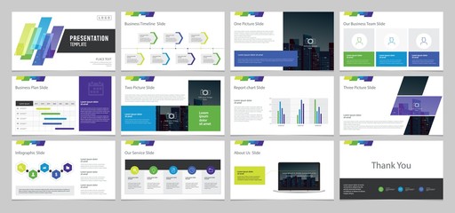Fototapeta na wymiar business presentation page layout template design with info graphic element for,brochure and report concept