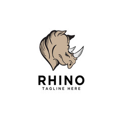 Head anger rhino