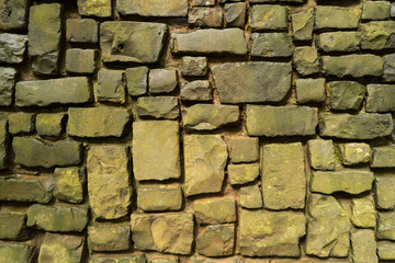 Green Brick Wall