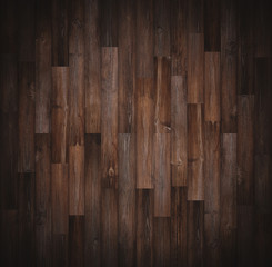 Dark wood texture background, vignette border