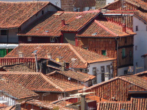 Hervas ( Caceres) Pueblo rural en Extremadura, España