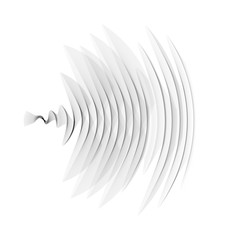 Abstract audio spectrum waveform