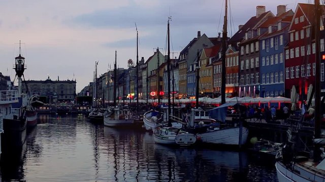 beautiful view of Copenhagen, Denmark