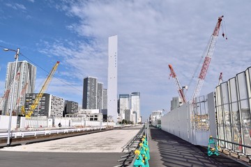 【東京都中央区】晴海 清掃工場方面