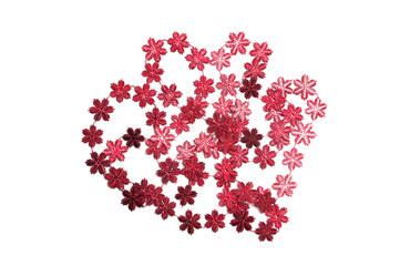 christmas decoration on white background