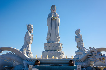 The Stone Shrine Dedicated to Yongwang and Gwanseeum-bosal at Hyuhyuam Hermitage in Yangyang.
