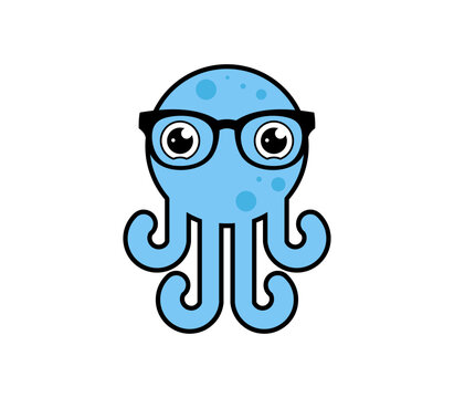 octopus logo icon mascot