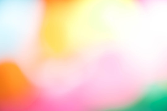 Abstract blur beautiful light colorful for wallpaper background.