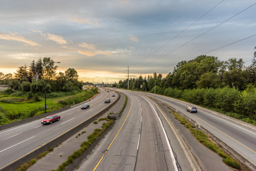highway near the city